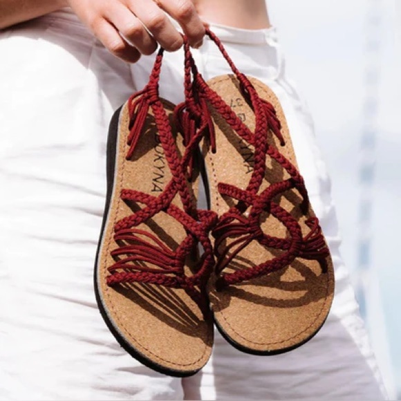 Bokyna Freedom Sandal Burgundy - Picture 3 of 5